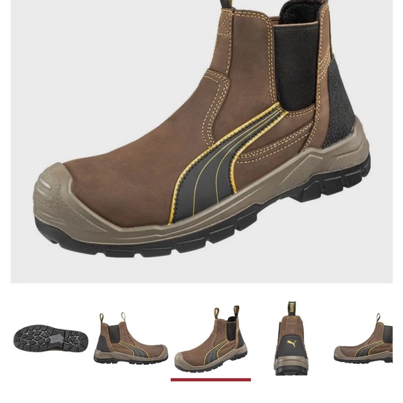 Men's Puma Safety Tanami Mid Composite Toe Waterproof Boots $79 Men’s Size 11W - Picture 4 of 14